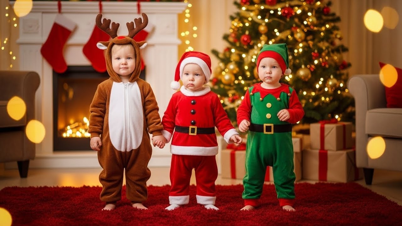 Jingle Bells Remix! 🎅 Fun Christmas Song for Babies & Kids 🎶 Dance Along with Santa Babies!