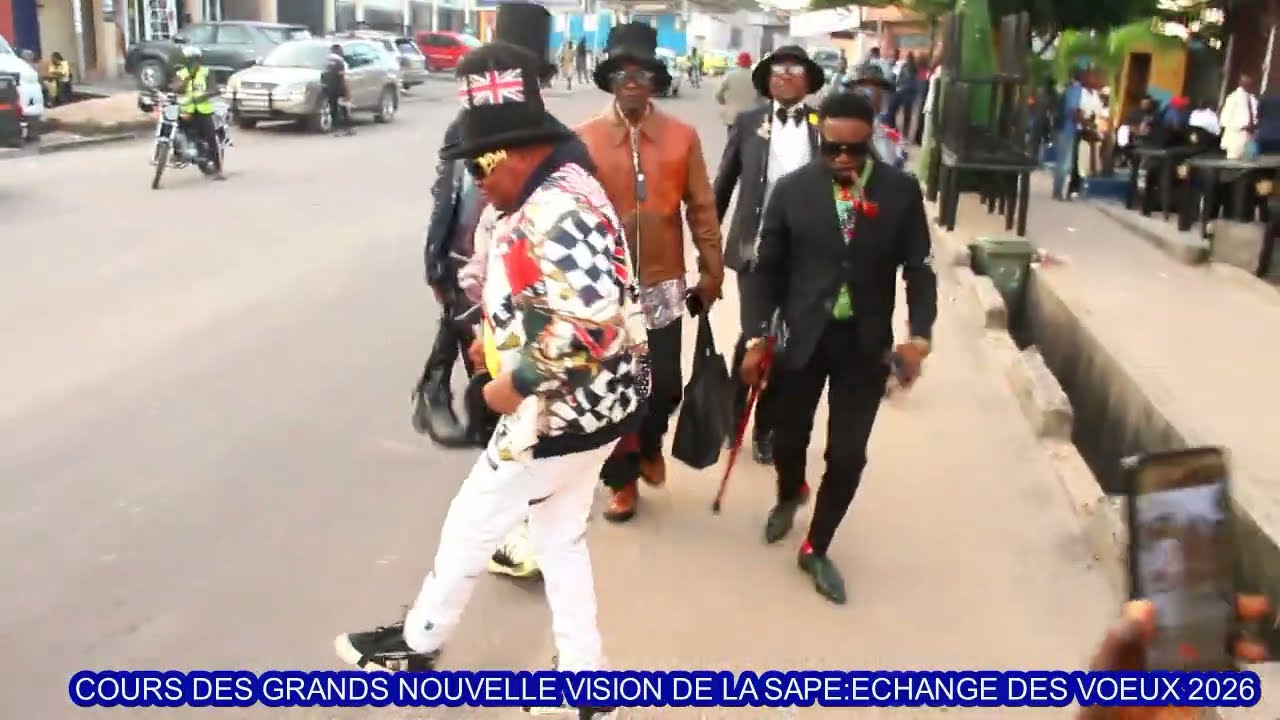 LES SAPEURS DE BRAZZA🇨🇬, KIN🇨🇩 ANGOLA  🇦🇴 A REUNIS POUR L'ECHANGE DES VŒUX A  BRAZZAVILLE. SUIVEZ