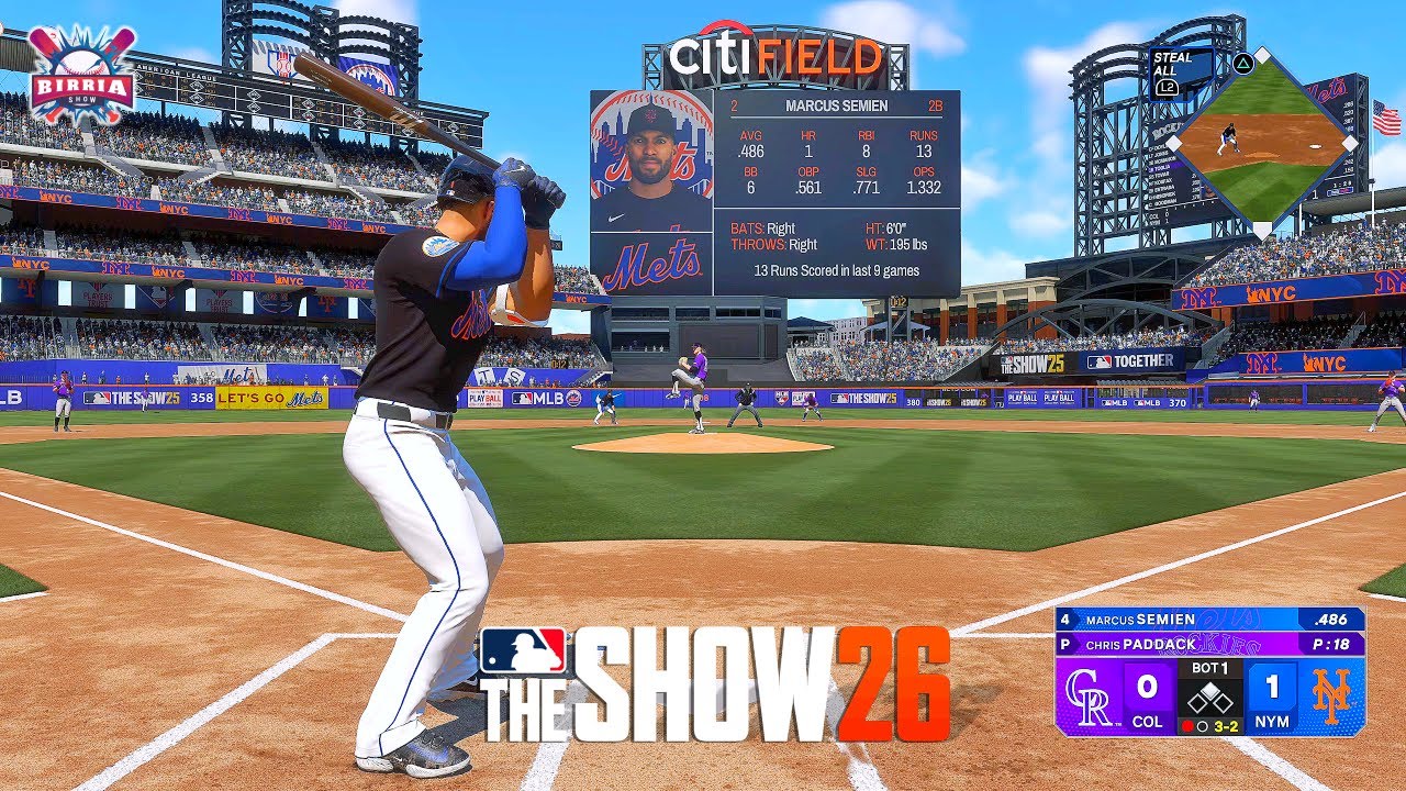 Mets vs Rockies: New 2026 Roster Debuts | PS5 4K
