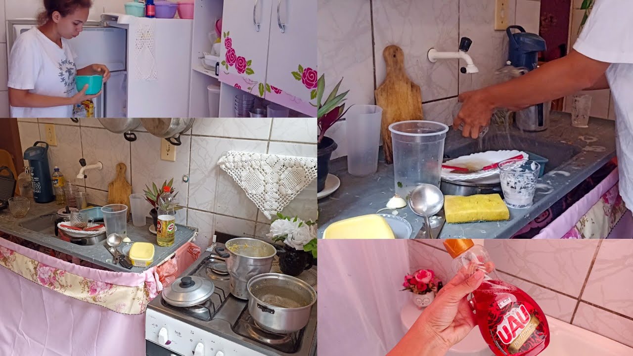 ORGANIZANDO A COZINHA, LIMPANDO A GELADEIRA PARA AS COMPRAS DO MÊS