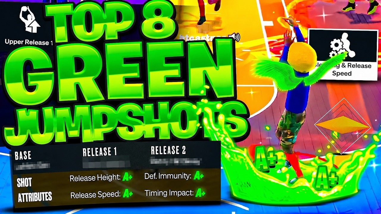 UNSTOPPABLE TOP 8 BIGGEST GREEN WINDOW JUMPSHOTS NBA 2K26 BOTH GEN BEST JUMPSHOT NBA2K26