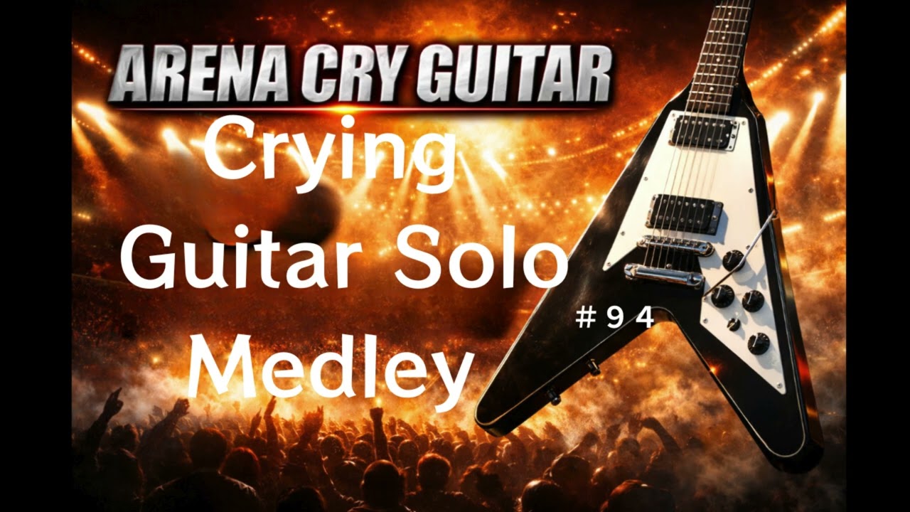 Emotional Crying Guitar Solo 11-Track  Medley Album  | Michael Schenker Style | Flying V Tone【94】
