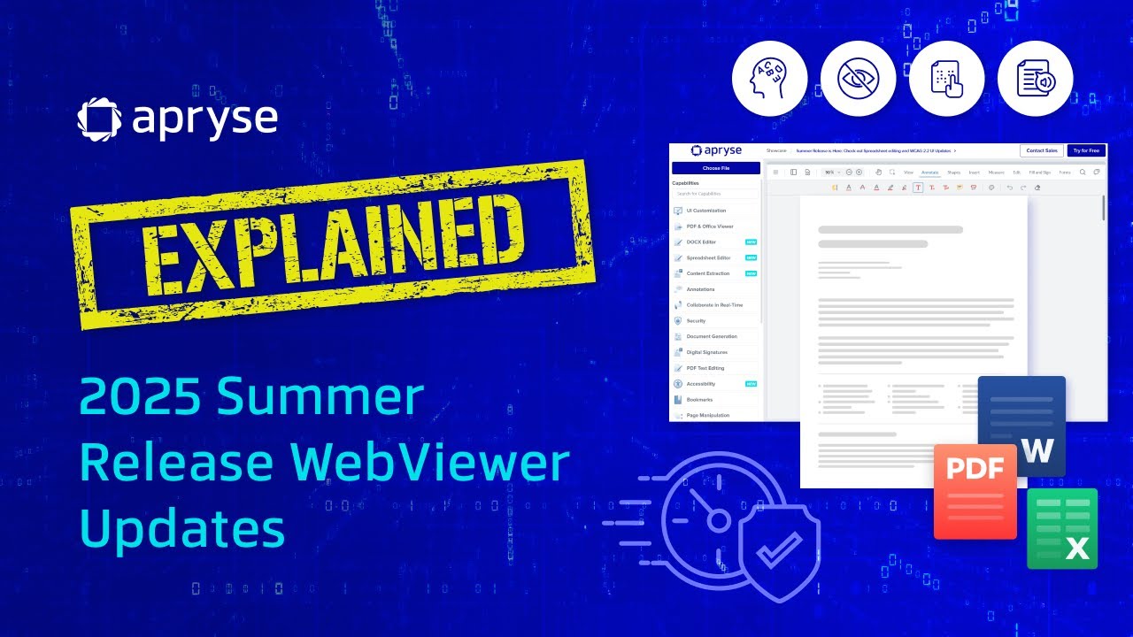EXPLAINED: Seamless In‑App Document Editing, and Accessibility | WebViewer | Apryse