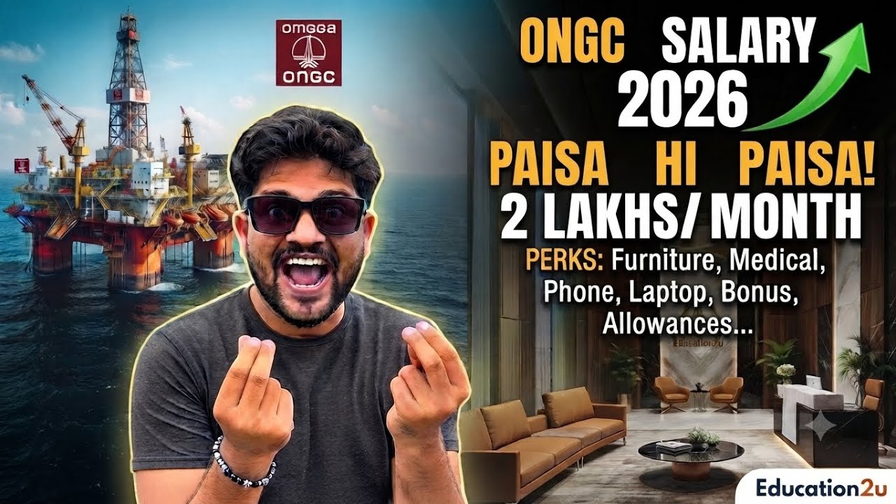 Highest paying PSU 💰 || ONGC SALARY AND PERKS IN 2026 | Ashu Jha 