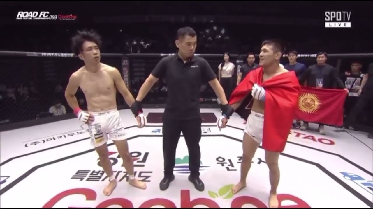 Ырыскелди Дуйшеев Roadfc Японецтин  Башын жулуп салды! Жаны беттеш!