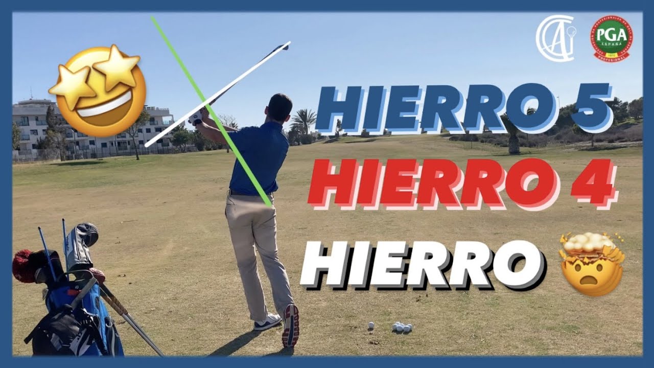 SWING HIERROS LARGOS ⛳️ CÓMO COLOCARSE y GOLPEARLOS
