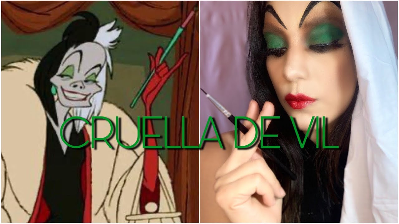Maquillaje de Cruella de Vil
