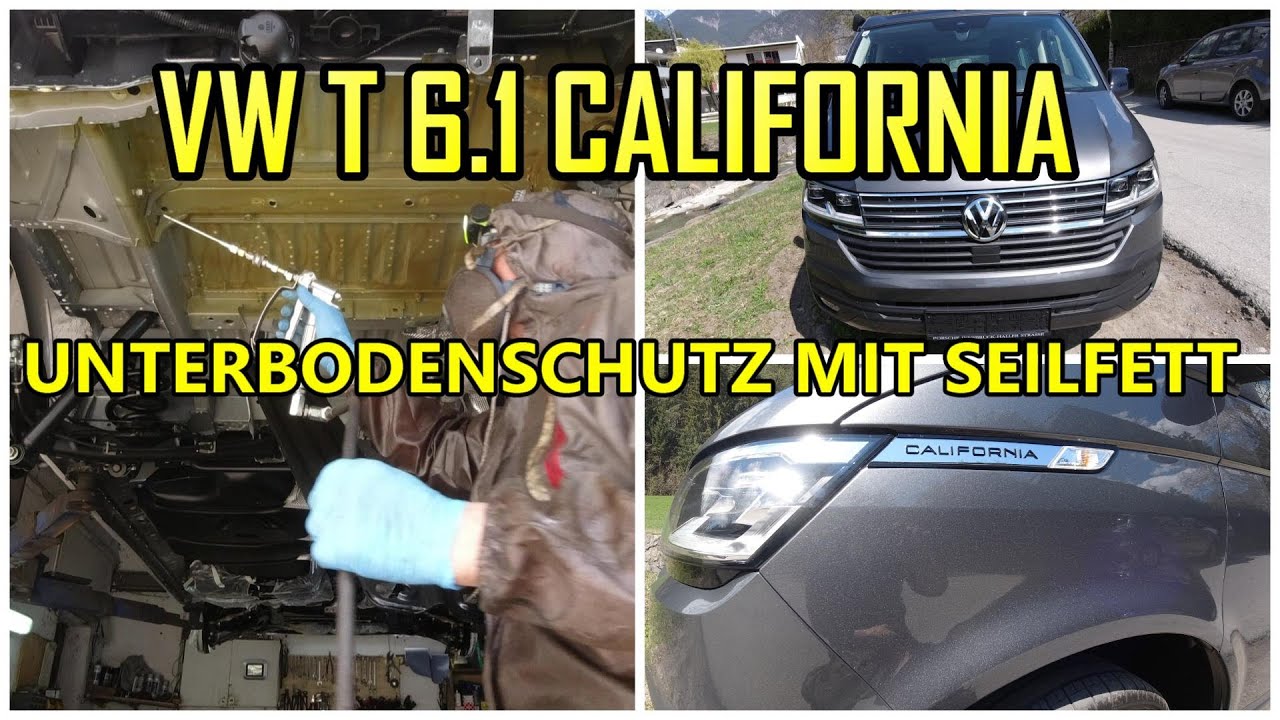 VW T6 1 Unterbodenschutz mit Seilfett