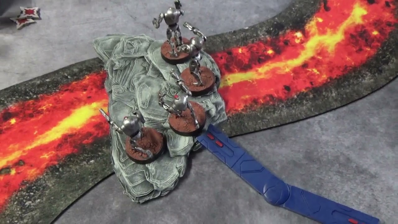 Asajj Ventress vs 3x Dark Trooper CIS vs Empire Star Wars Legion Battle Report (DEUTSCH)
