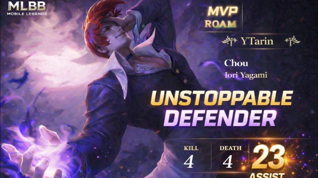 UNSTOPPABLE CHOU ROAM 🔥 23 ASSISTS MVP | MLBB Pro Gameplay