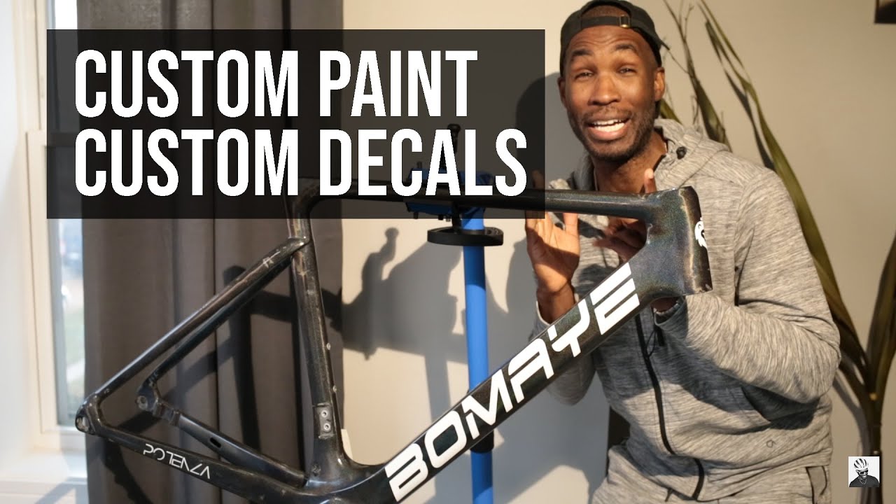 Spray Paint A Bike At Home Plus Custom Decals - Dengfu R12