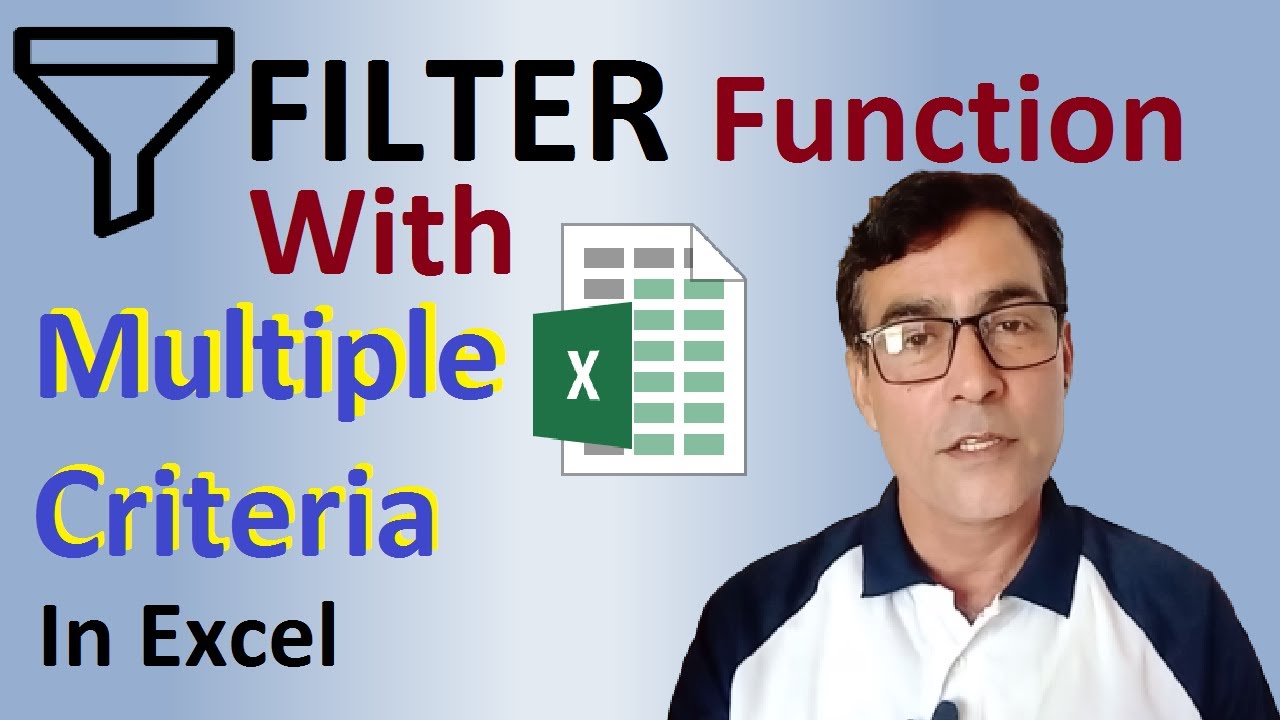 Excel Filter function with Multiple Criteria | Filter function in Excel Vs Google sheet