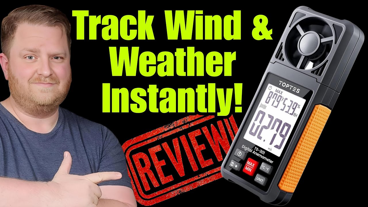 TopTes TS-301 Wind Meter Review: Perfect for Sailing, Drones, & More
