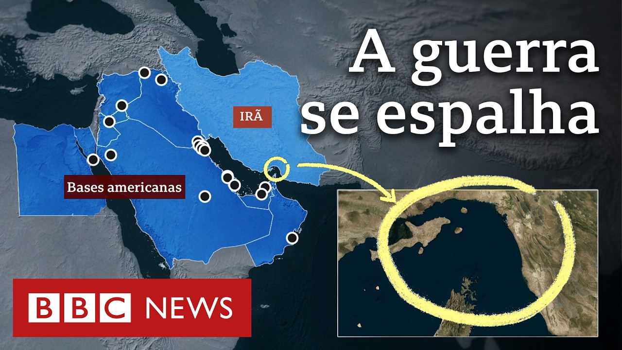 Os mapas que explicam como o conflito entre EUA, Israel e Irã se espalhou