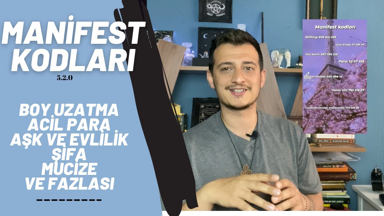 Manifest Kodları (Sayı Sekansları) | Manifest Kodları Nasıl Kullanılır?