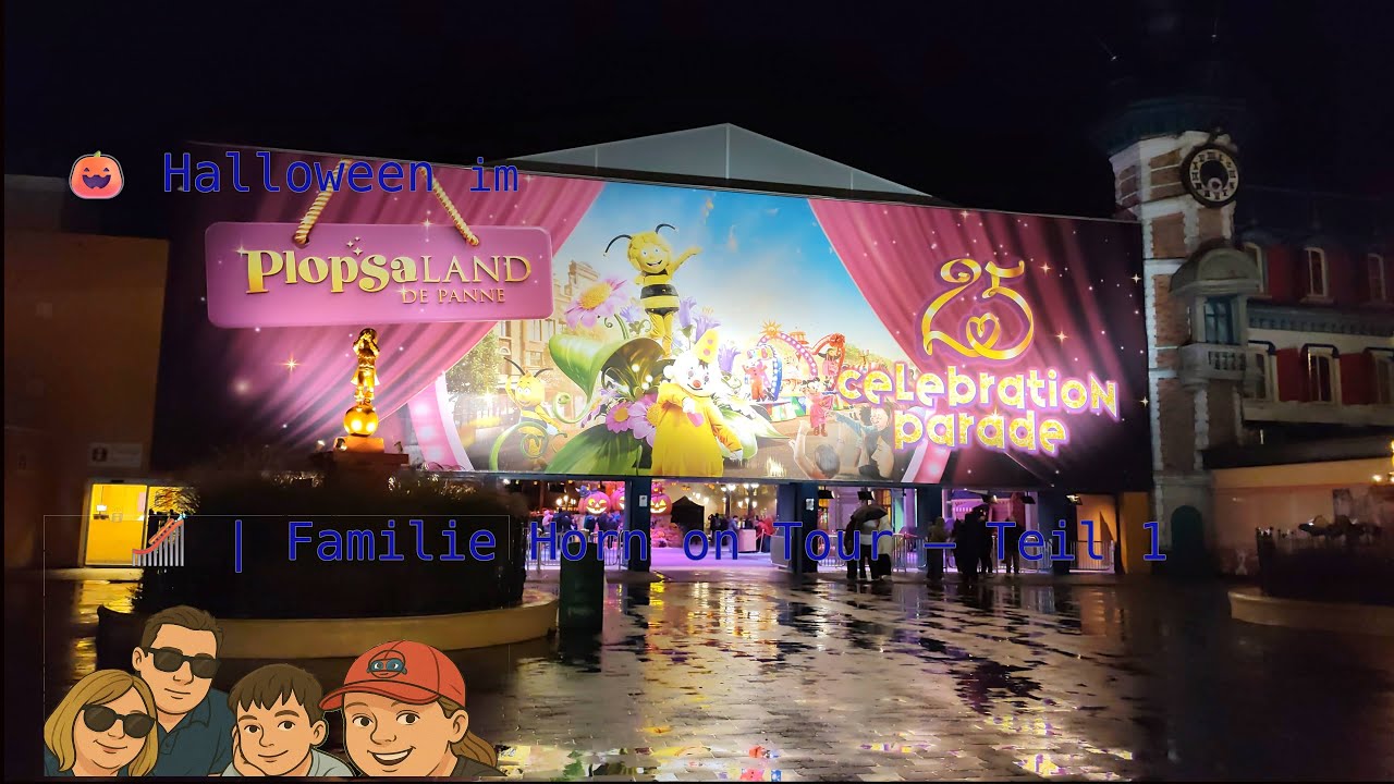 🎃 Halloween im Plopsaland De Panne 🎢 | Familie Horn on Tour – Teil 1