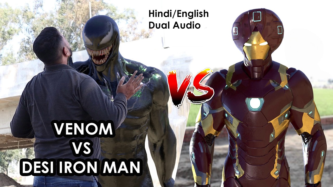 Indian Iron Man Vs Venom (Hindi/English) #3dsingh #ironman #venom