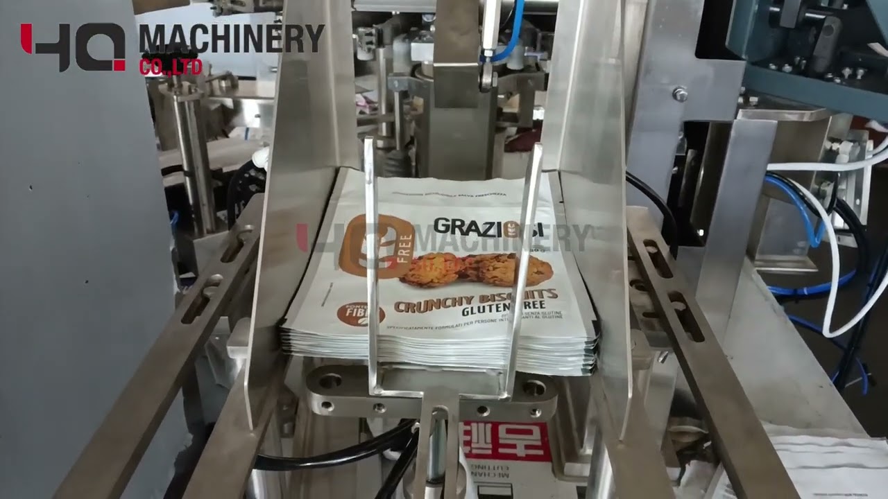 Automatic zipper standup pouch packing machine|YQ plastic bag pick fill seal equipment Italy