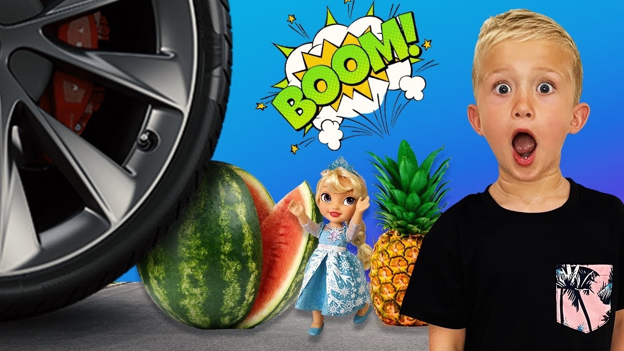 Crushing Crunchy & Soft Things with our TESLA MODEL Y