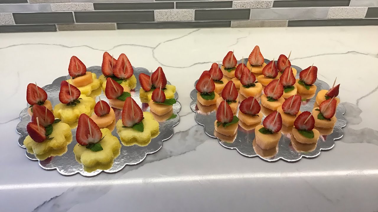 Bocadillos de Fruta fáciles y rápidos/ pasapalos de fruta