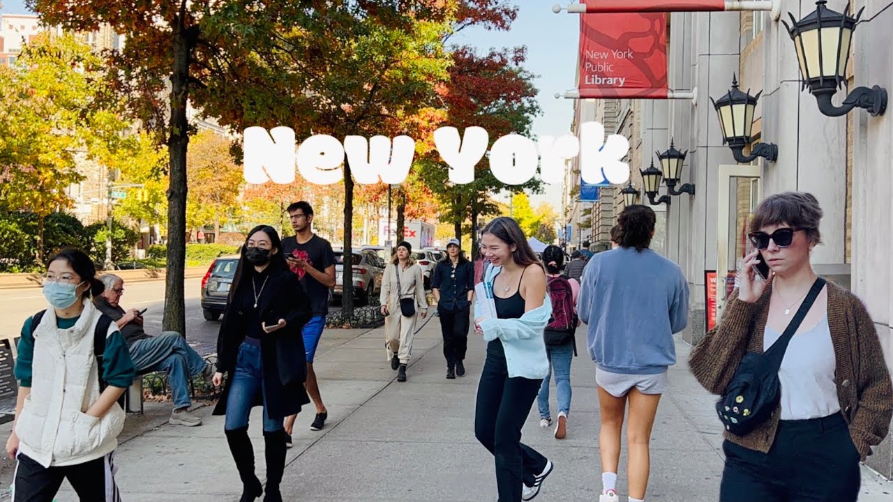 [4K]🇺🇸NYC Walk🗽Morningside Heights of Manhattan🍁🍂Columbia University Campus | Nov 2022