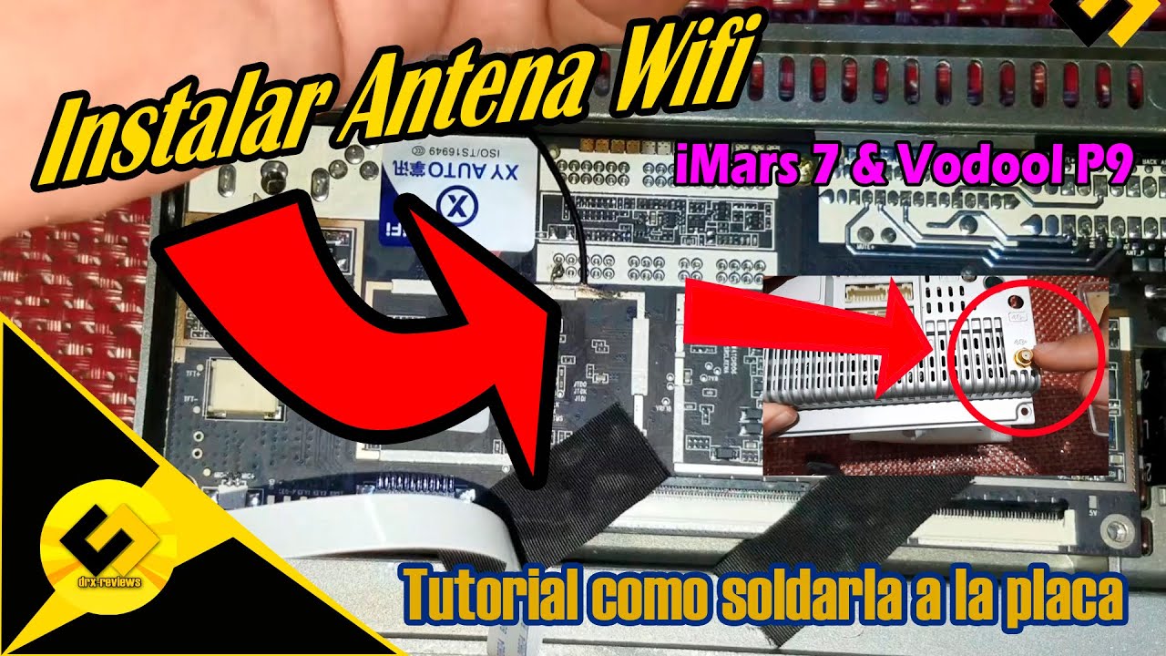 iMars 7 & Vodool P9 Instalar antena wifi externa tutorial