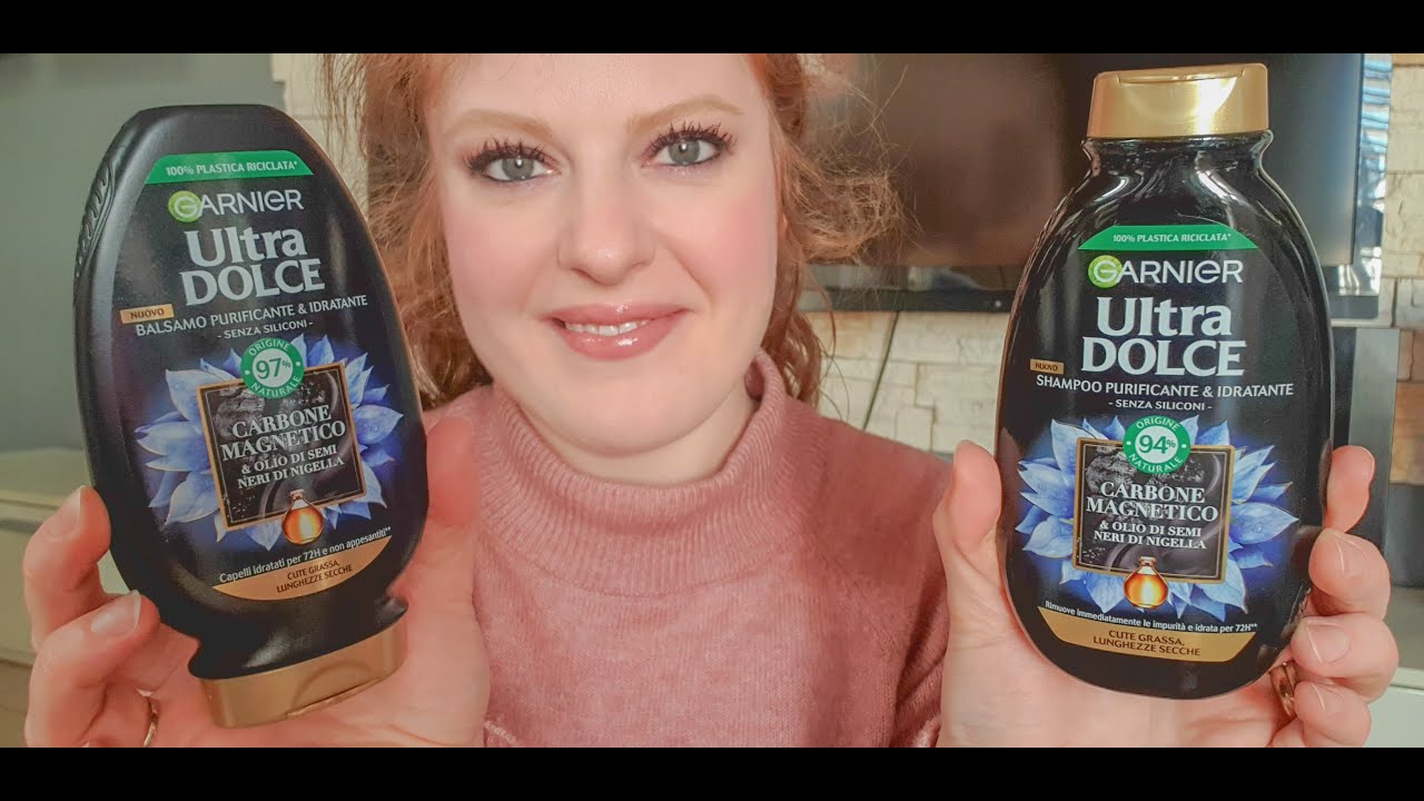 Ultra Dolce Carbone Magnetico || Proviamo shampoo e balsamo per cute grassa