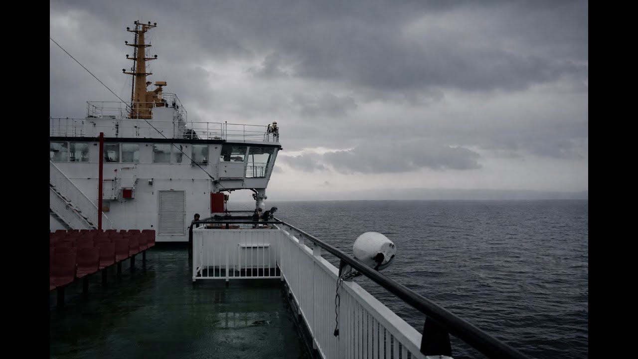 Stormy Ferry Crossing | Deep Sleep Ambience | Wind, Rain & Engine Sounds