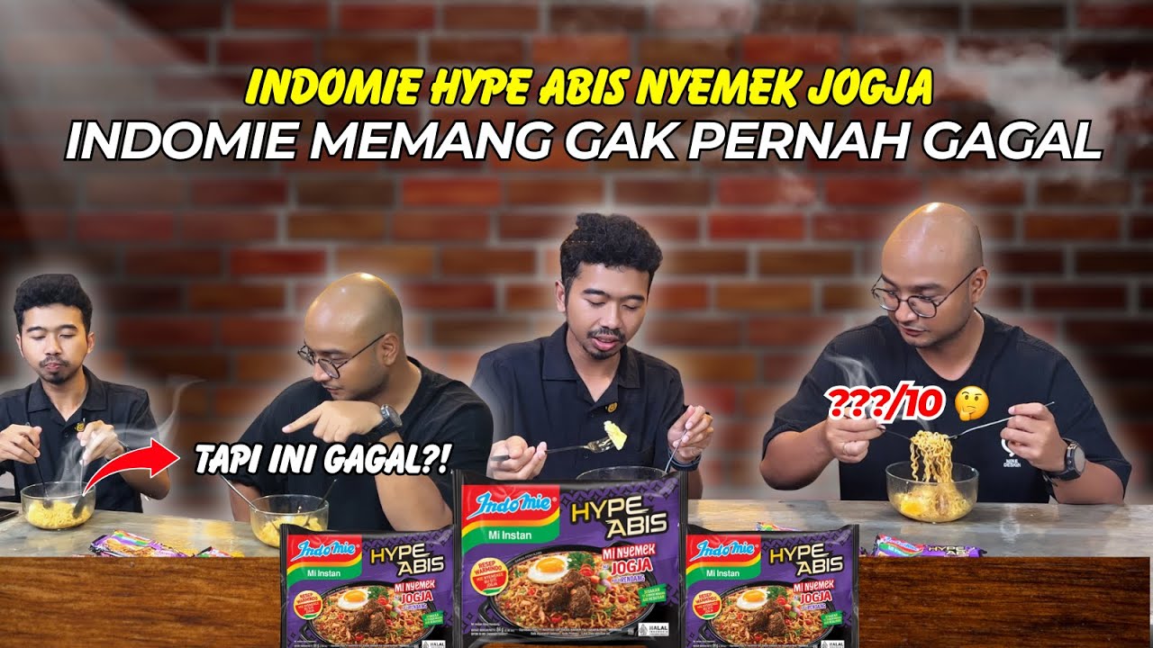 INDOMIE NYEMEK JOGJA RASA RENDANG! JADI PALING ABSURD?!