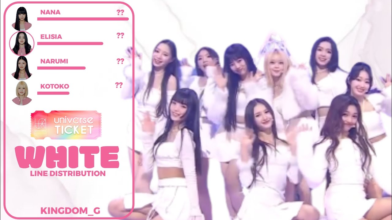 [UNIVERSE TICKET] -WHITE-「by Fin.K.L」《 Line Distribution 》