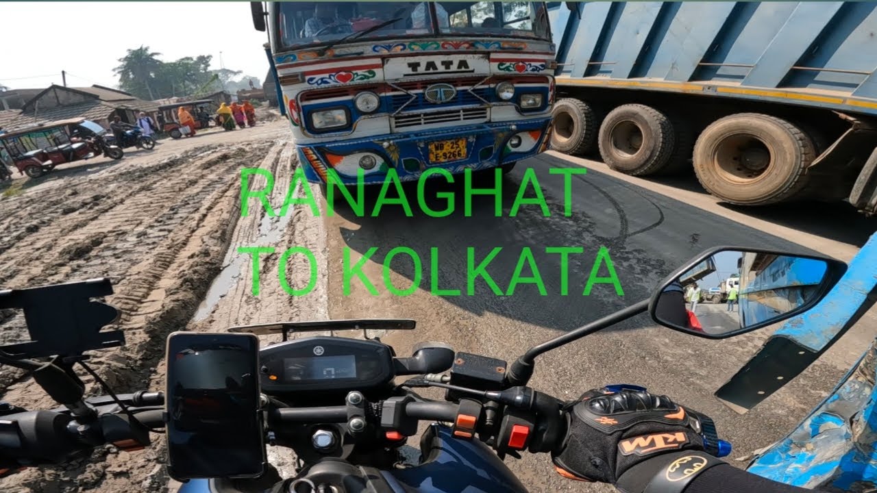 #Ranaghat to Kolkata #bikerides 