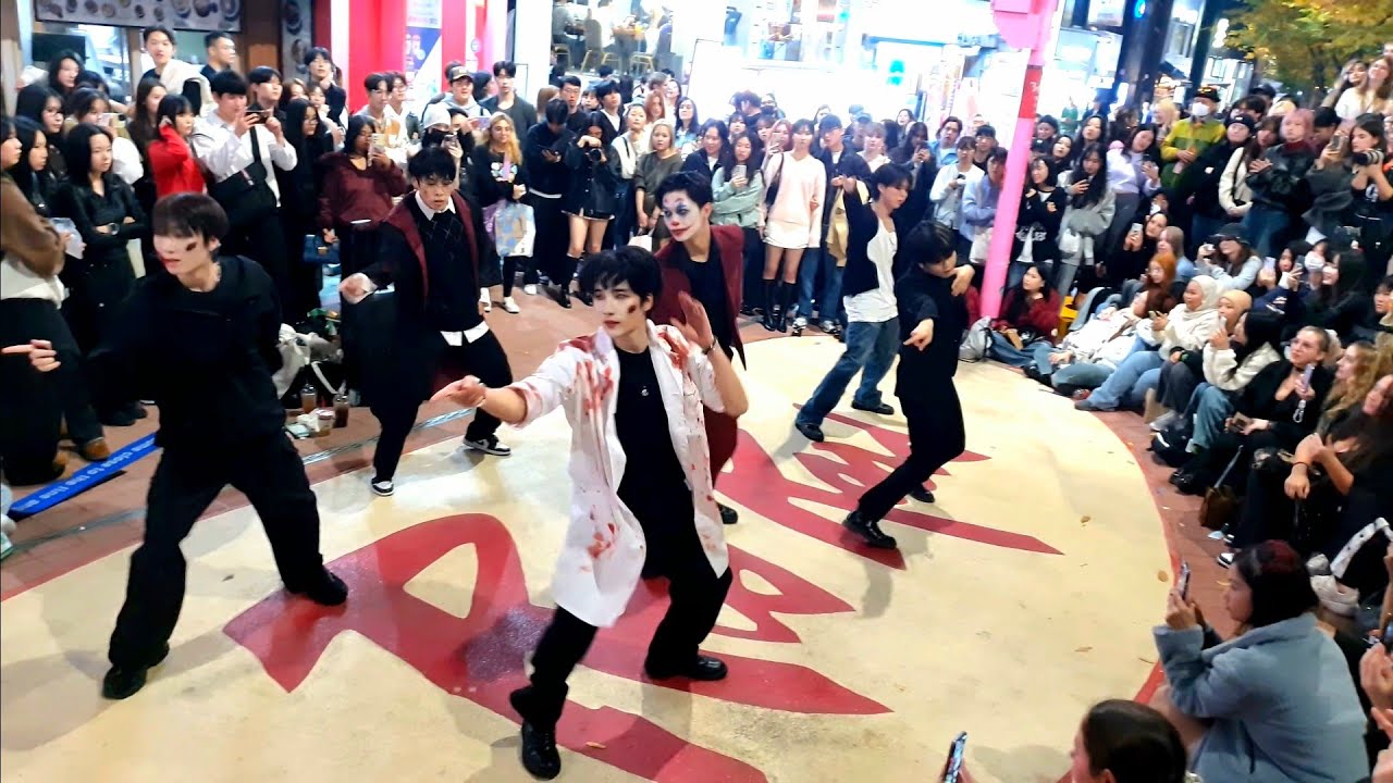 [STREET ARTIST] ONE OF. WITH AUDIENCE. HALLOWEEN HONGDAE BUSKING. 241027.