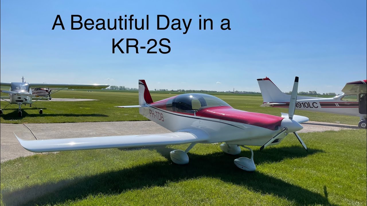 Beautiful day flying in a KR2S above the Netherlands