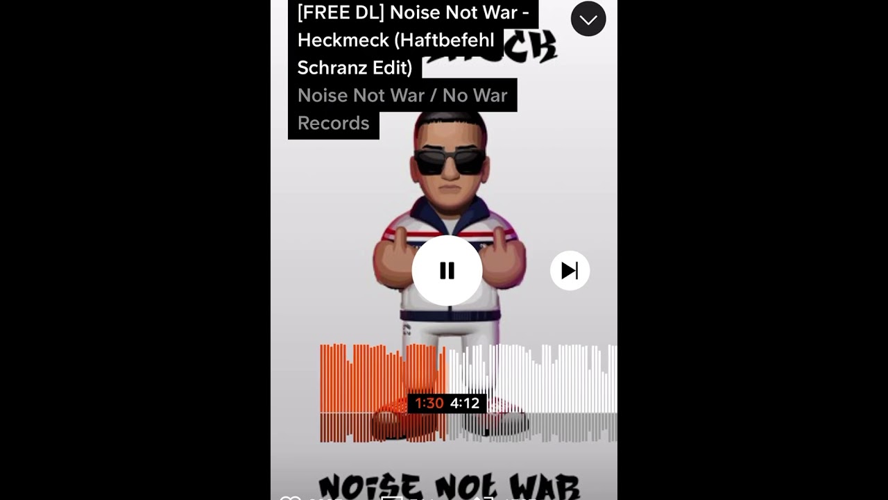 Noise not war - Heckmeck ( Haftbefehl Schranz Edit )