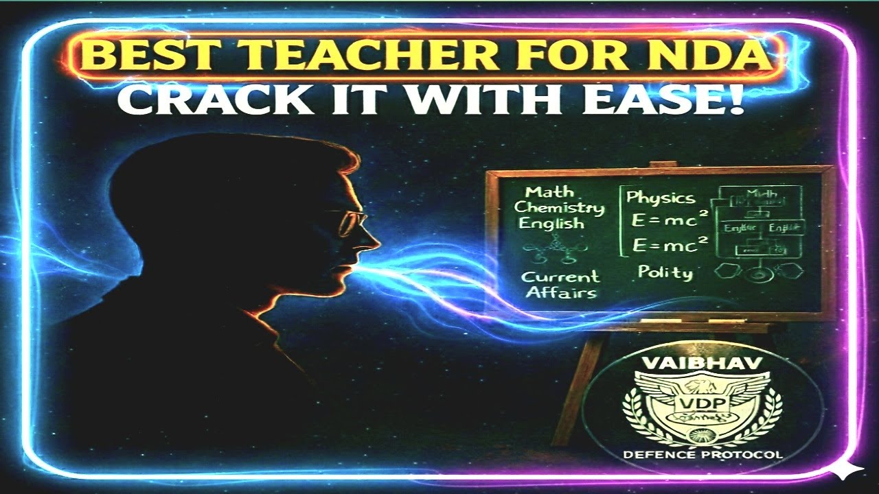 BEST TEACHERS FOR NDA/CDS EXAM 🫡 | ON YOUTUBE 💀 | VAIBHAV DEFENCE PROTOCOL