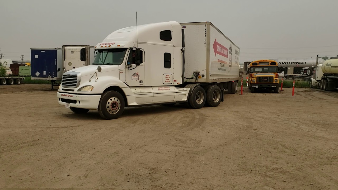 Alberta M.E.L.T Drivers side parallel offset backing maneuver. Helpful video