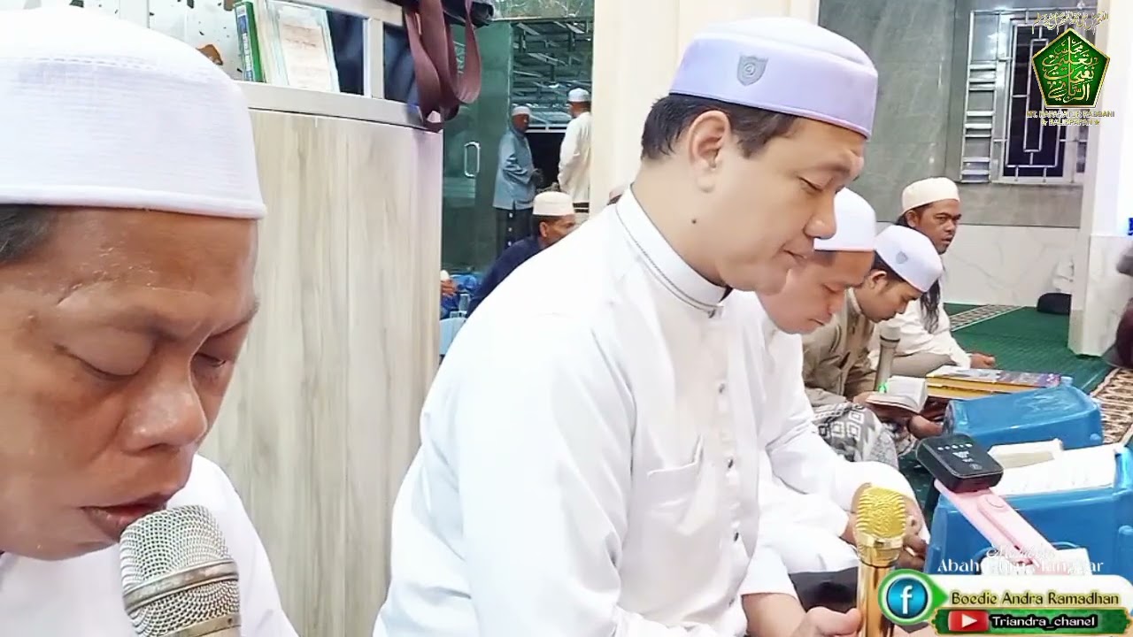 Pembaca'an Maulid Simtudhuror Mt. Nafahatur Rabbani Balikpapan penutupan Mejelis menyambut Ramadhan