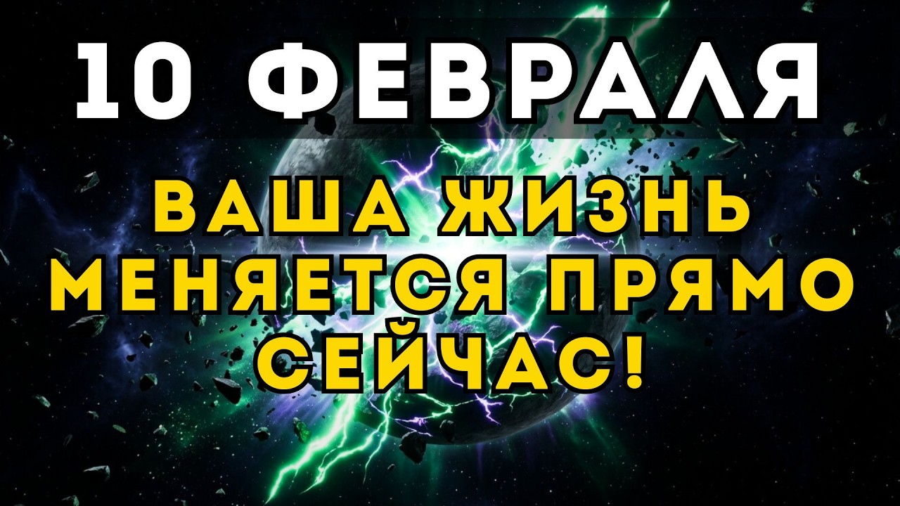 Если ты чувствуешь ЭТО прямо сейчас — 10 ФЕВРАЛЯ твоя жизнь станет ДРУГОЙ!