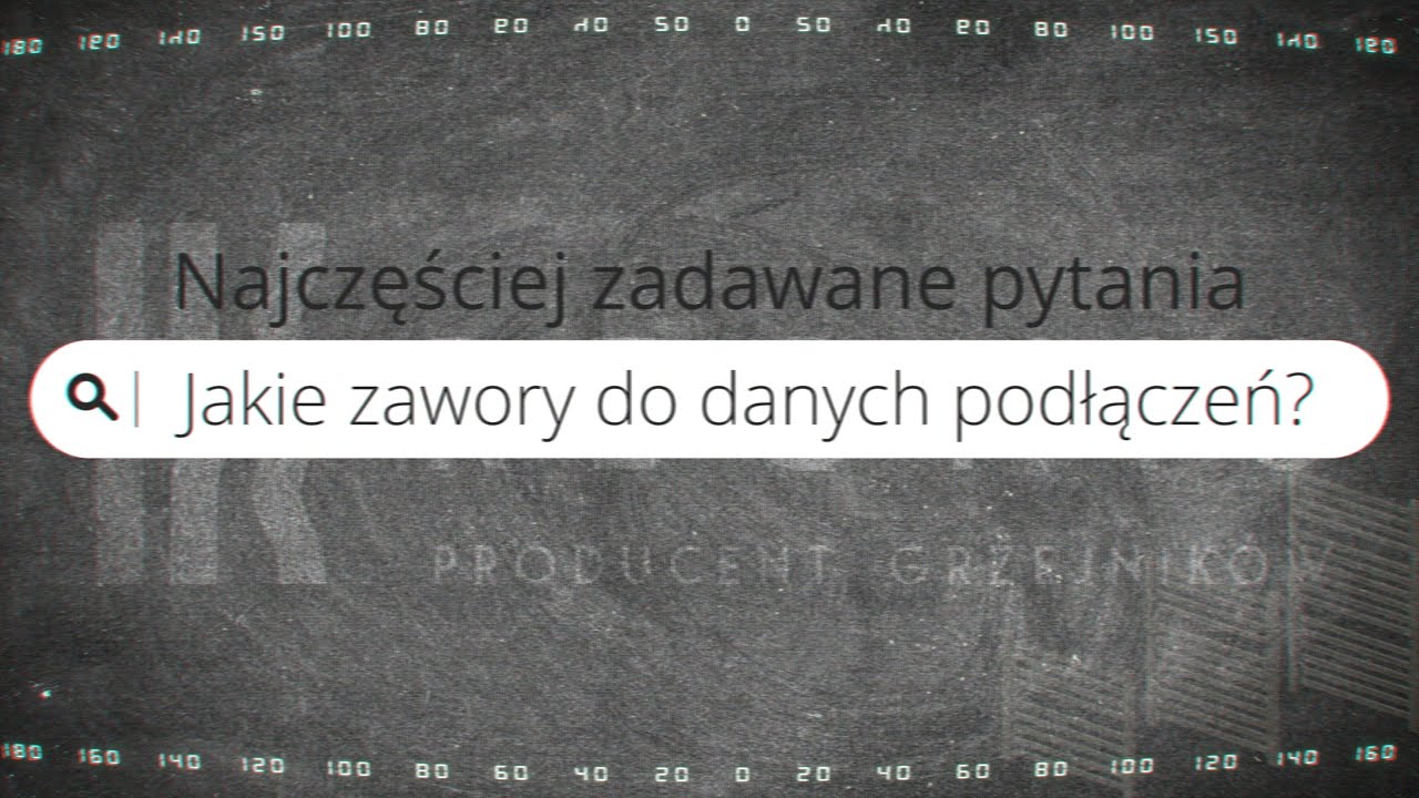 Jakie zawory do danych podłączeń?