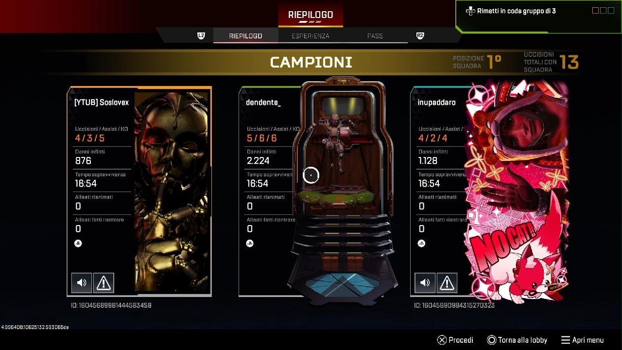 Apex Legends_Road to Diamante, win e si viaggia ahahah