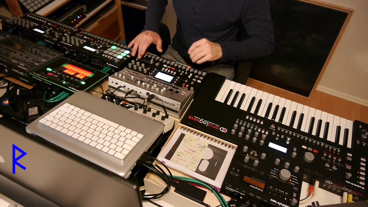 Rufes Live - Magic Bass Line # Classic Techno Set with Elektron machines & Roland TB-03