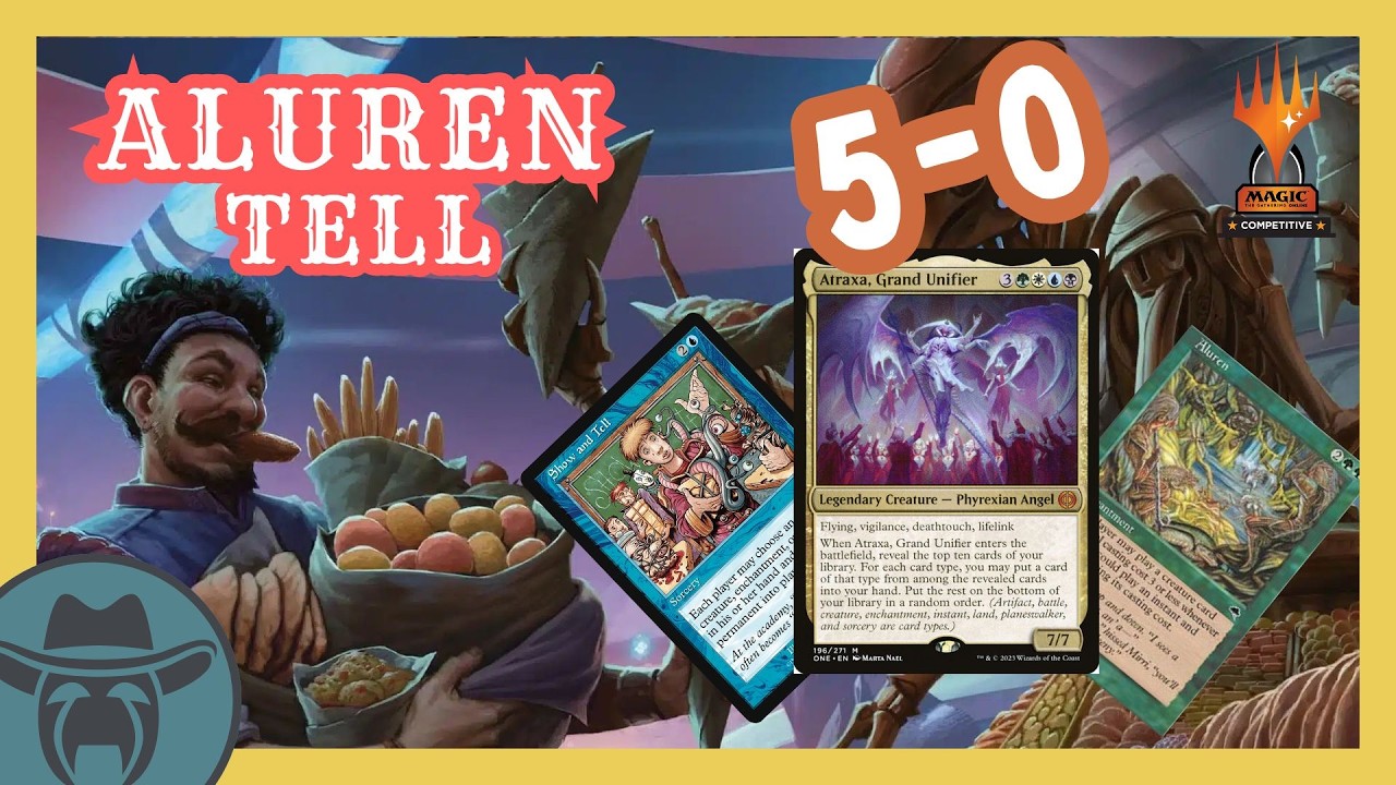 AlurenTell 5-0 Trophy! Turn 1 Atraxa Oh My! | MTG Legacy