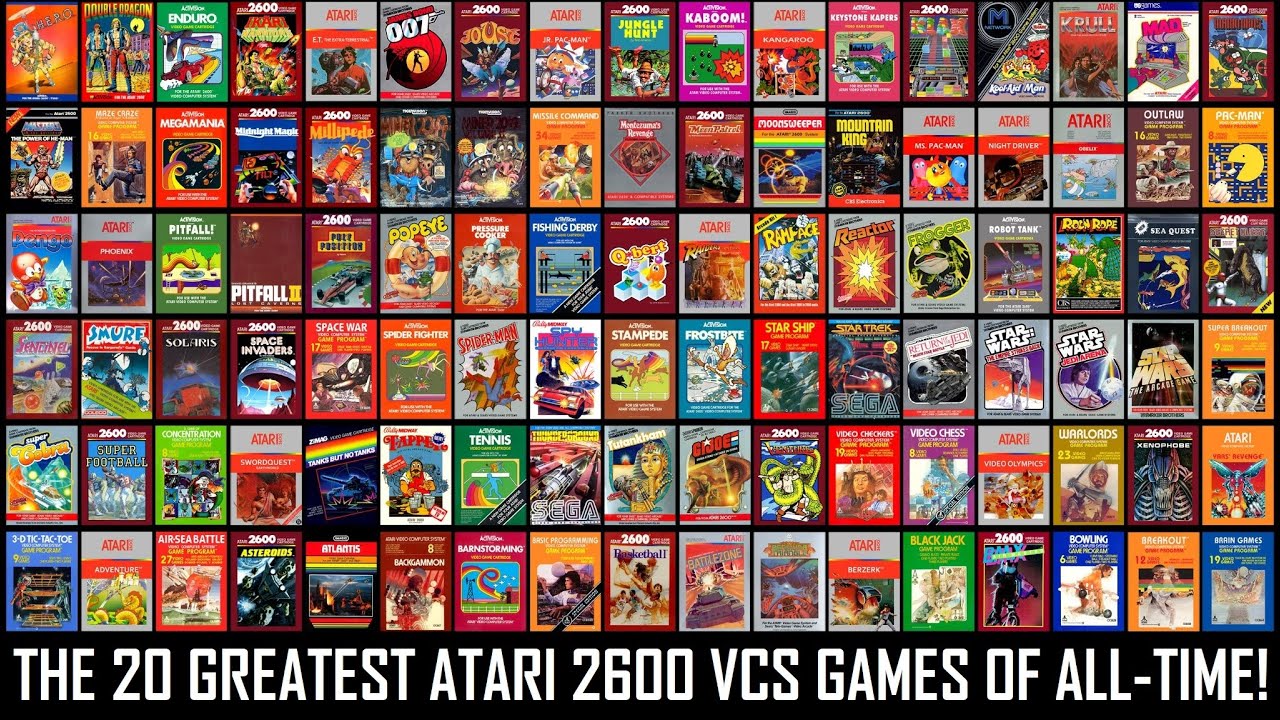 20 величайших игр для Atari 2600 VCS всех времен!