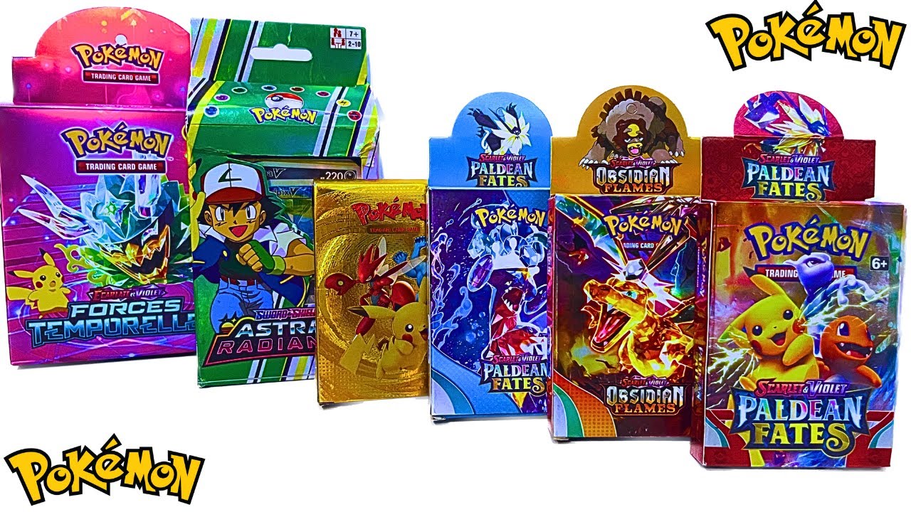 Different Varieties of Pokemon Card Box Collection | Pokemon God Box, Booster Box #pokemon #yt