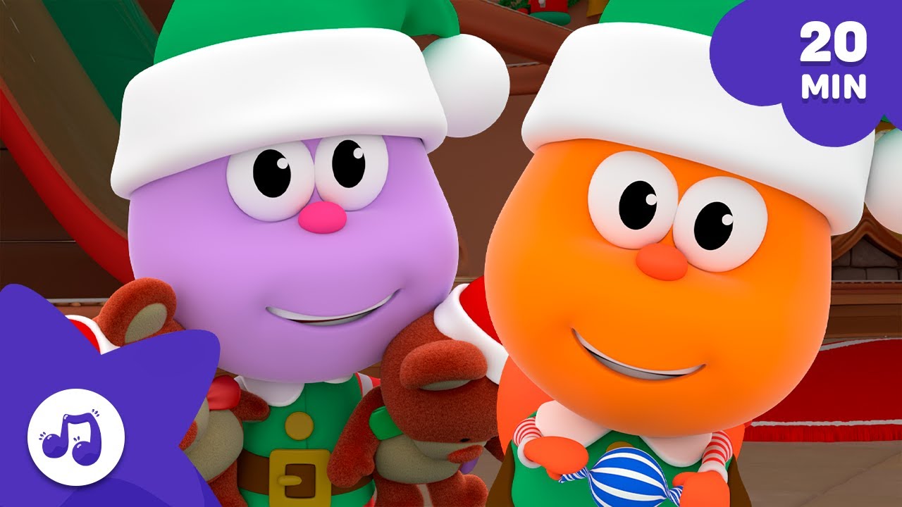 Dança Divertida de Natal! 🌟🐞 Bichikids 🐞🌈Compilação Infantil [20 min] Português do BRASIL