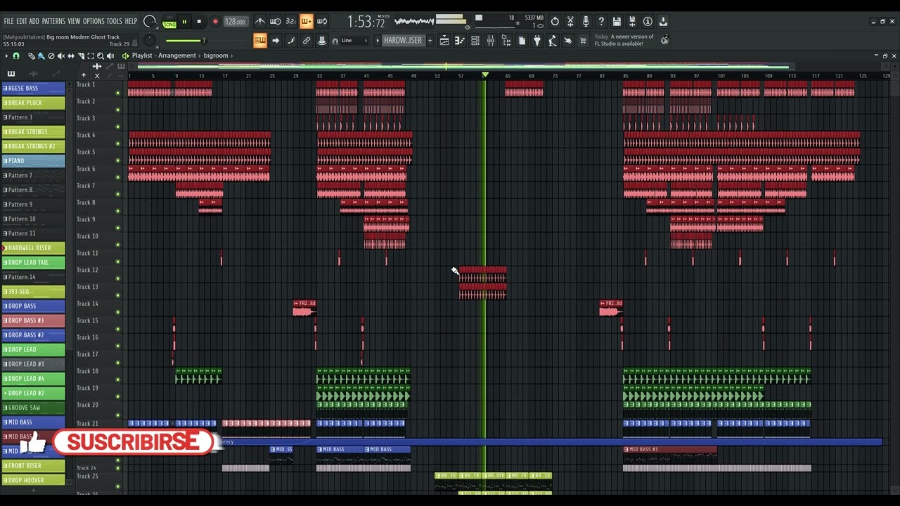 Big Room Festival FL Studio Project – Powerful Drop & Professional Arrangement*