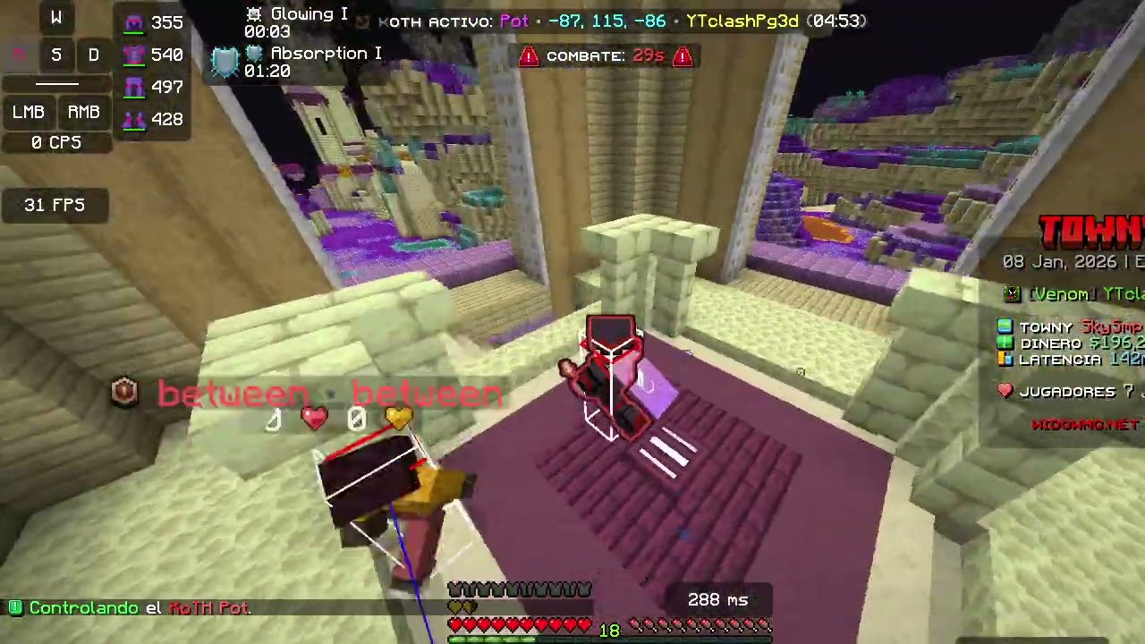 hacker en WidowMC usuario:between y su alt:bqtox me lo dijo por msg el bobo JAJAJA