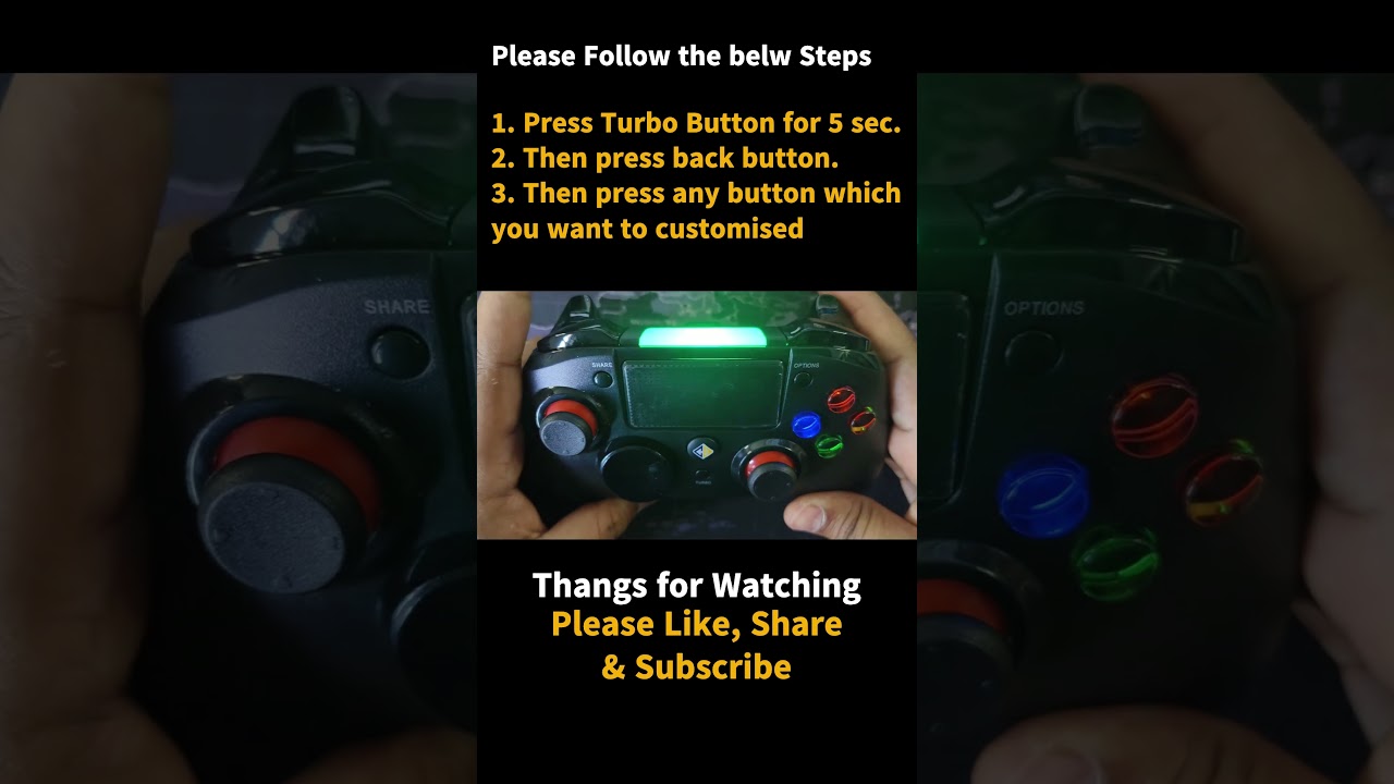 Customization Programmable Button of Cosmic Controller