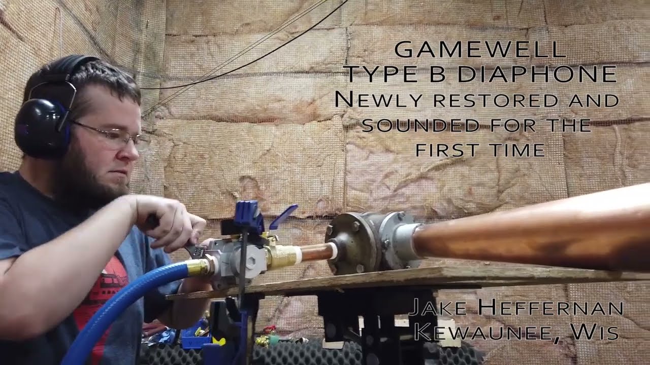 Type B Diaphone Horn Test Sounding