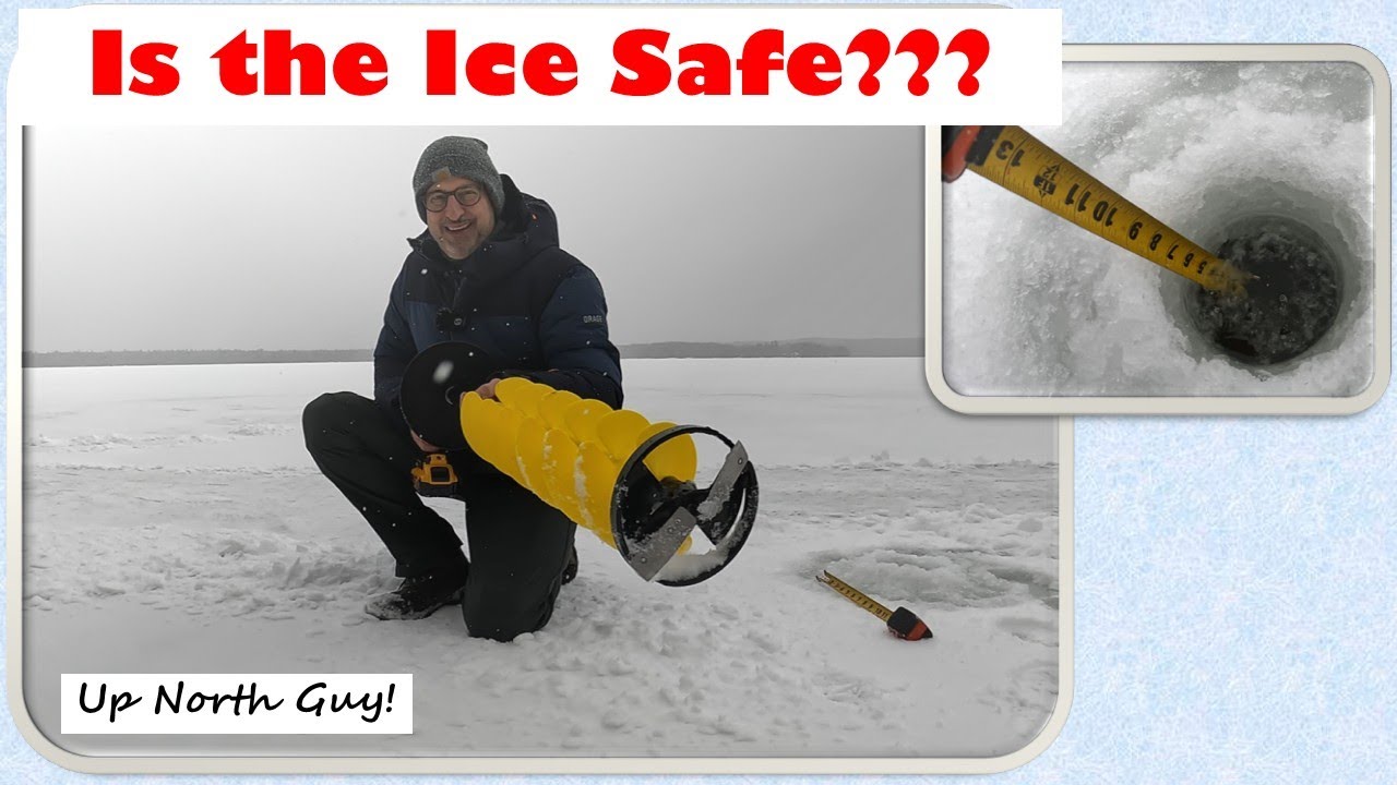 How To Know When the Ice is Safe!  Nordic Legend Ice Auger!